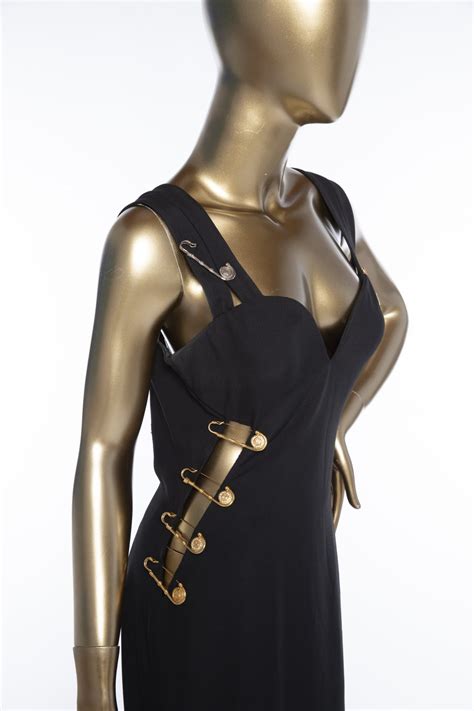 versace safety pin dress dupe|gianni versace pin dress.